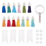DIY Tassel Charms Iron Keychain Making Kit