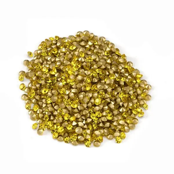 1440Pcs Glass Pointed Back Rhinestone Cabochons