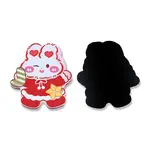 Printed Embossed Opaque Acrylic Cabochons