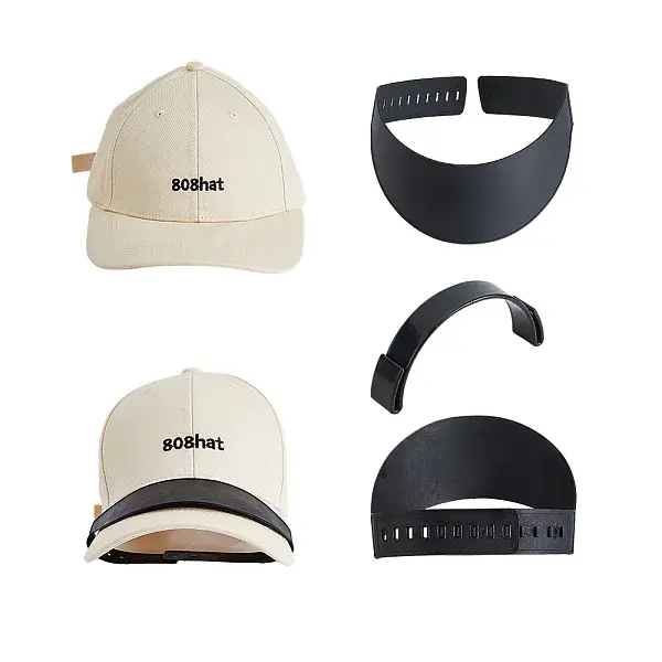 4Pcs 2 Styles Plastic Hat Brim Bender
