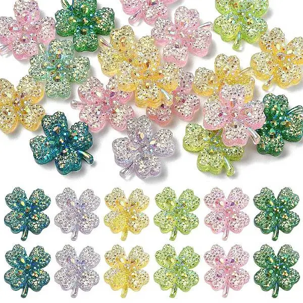 20Pcs Transparent Resin Cabochon