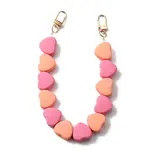 Heart Acrylic Bead Bag Straps