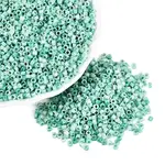 Opaque Picasso Cylinder Glass Beads