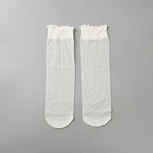 Solid Color Acrylic Fiber Socks
