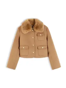 TOMMY HILFIGER Prechodná bunda  karamelová