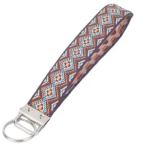 Iron with Polyester Inwrought Keychain