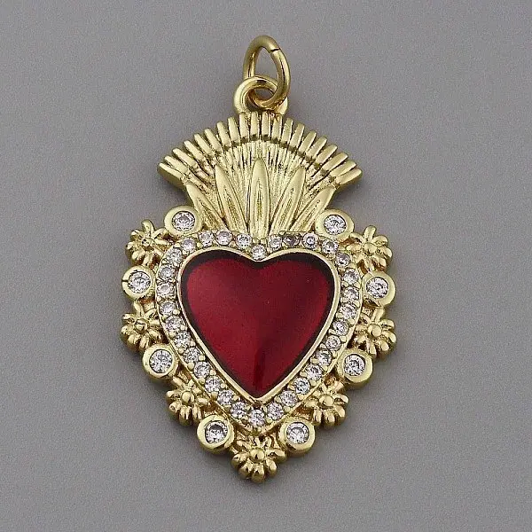 Brass Enamel Pendants