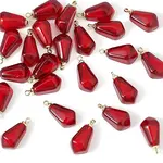 24Pcs Transparent Resin Pendants