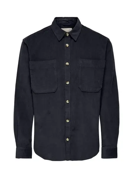 Only & Sons Košeľa 'ONSALP'  námornícka modrá
