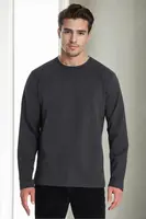 40222 Dewberry Double Crew Neck Mens Sweatshirt-ANTHRACITE