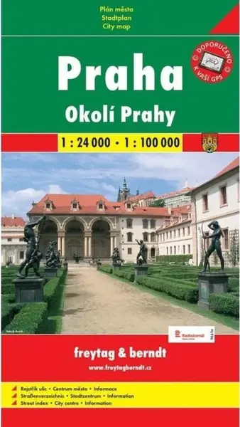 Praha plán 1:24 000 (velký rozsah) (poškozené)