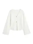 VERO MODA Kardigán 'VMSUSANNE'  biela