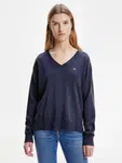 Tmavě modrý dámský lehký svetr Tommy Jeans