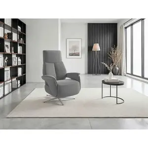 Sit & More RELAXAČNÍ KŘESLO, textil, antracitová