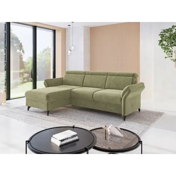 Sit & More ROHOVÁ SEDAČKA, textil, světle zelená