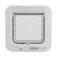 Dvířka SureFlap s mikročipem pro kočky - Bílá