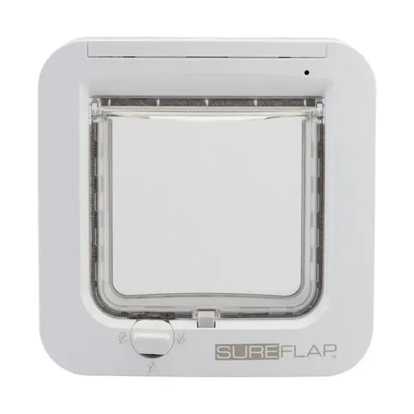 Dvířka SureFlap s mikročipem pro kočky - Bílá