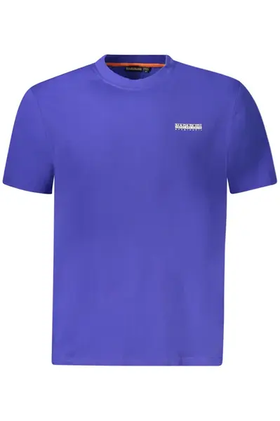Modré pánske tričko s krátkym rukávom