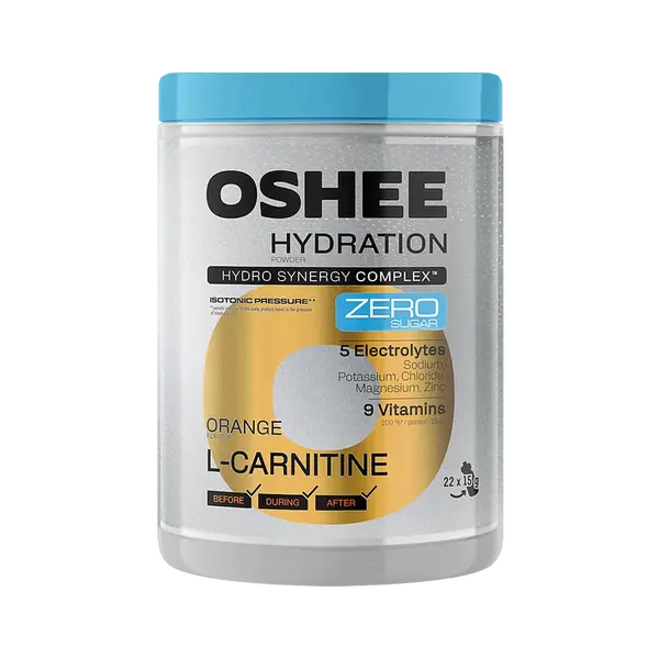 OSHEE Hydration zero powder pomeranč + l-carnitine 330 g