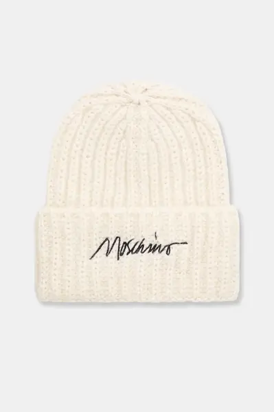 Moschino  čiapka beanie dámska s vlnou