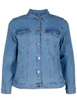 Zizzi Prechodná bunda 'Nina'  modrá denim
