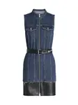 KARL LAGERFELD JEANS Šaty  modrá denim / čierna