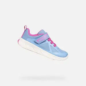 Světle modré dívčí tenisky Geox Foot-run
