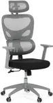 AUTRONIC Kancelářská židle KA-K2081 GREY, šedá