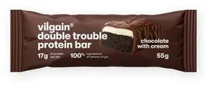 Vilgain Double Trouble Protein Bar Dvojitá čokoláda s krémom