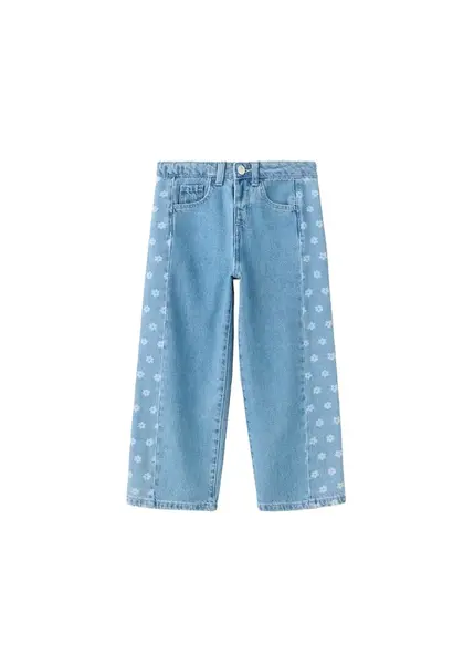 MANGO KIDS Džínsy 'LASER'  modrá denim