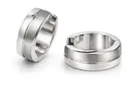 Boccia Titanium Lesklé náušnice krúžky z titánu 0539-05