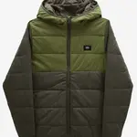 Khaki klučičí zimní prošívaná bunda VANS Prospect - Kluci