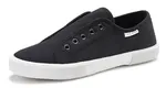 LASCANA Slip-on obuv  čierna