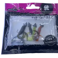 LK Baits Predátor kompletní set J.I.B. Tail v dipu 4 cm, 4ks