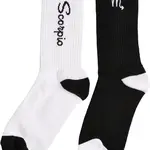 Ponožky Zodiac 2-Pack černo/bílý štír
