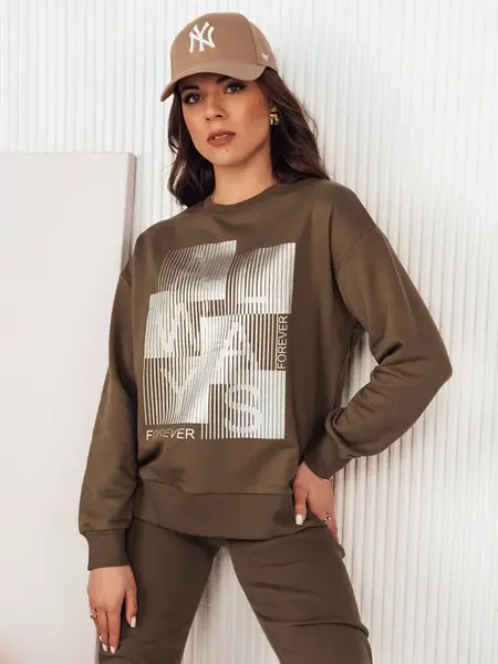 Dámská mikina FEMMES hnědá