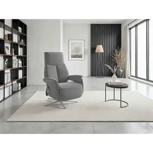 Sit & More RELAXAČNÍ KŘESLO, textil, antracitová