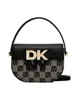 DKNY Taška cez rameno 'Echo'  hnedá / čierna