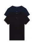 Tommy Jeans Tričko 'ESSENTIAL'  tmavomodrá / čerešňová / čierna / biela