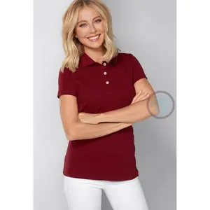Dámske POLO tričko - bordo S
