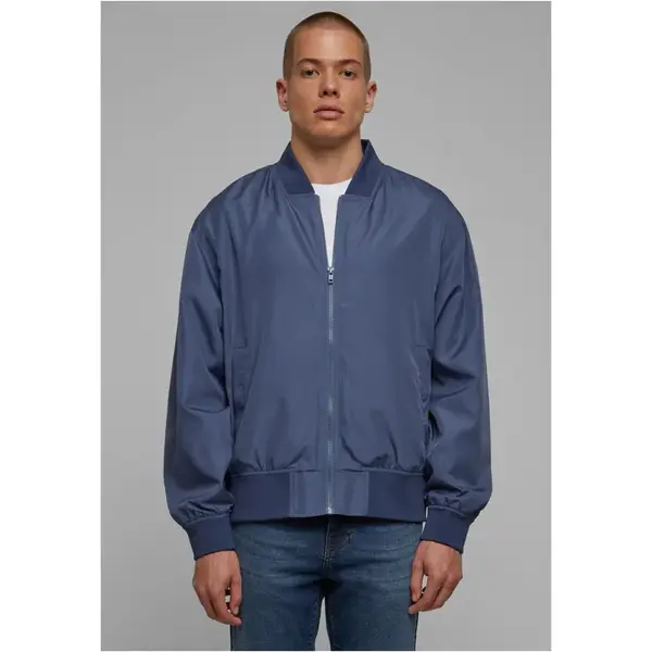 Pánská bunda Recycled Bomber Jacket - modrá