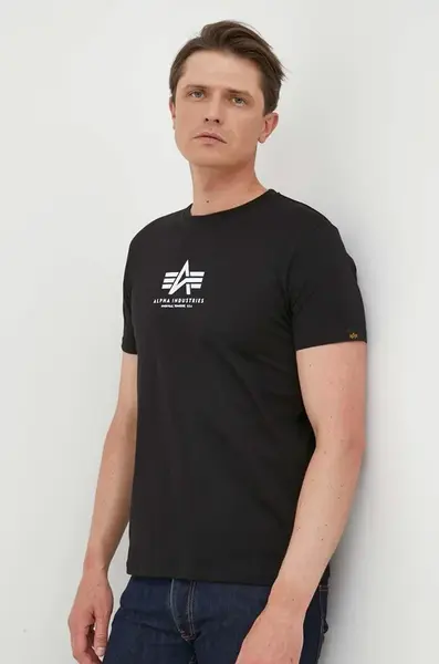 Alpha Industries Bavlněné tričko Alpha Industries Basic