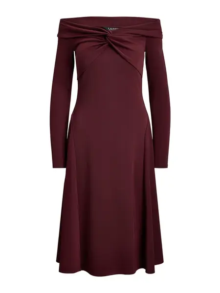 Lauren Ralph Lauren Šaty  tmavočervená