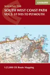 South West Coast Path Map Booklet - Vol 2: St Ives to Plymouth - Paddy Dillon