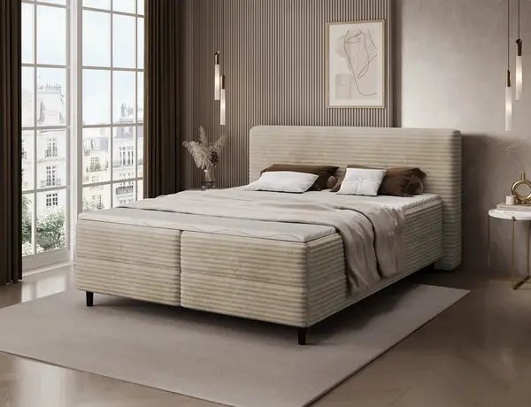 Boxspring Cortiko Rozměry: 180 x 200 cm, látka: Modullo 18