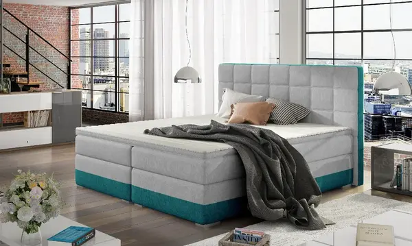 Boxspring Damaso Rozměr: 160 x 200 cm, látka: Orinoco 21 / Orinoco 85