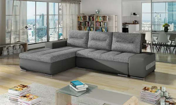 Sedací souprava Ottavio Provedení: Levá varianta, látka: Sawana 21/ Soft 29