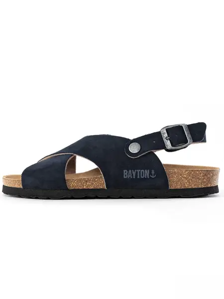 Bayton Sandále 'Tweed'  modrá / sivá