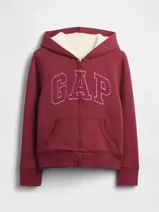 GAP Dětská zateplená mikina Logo Fleece - Holky