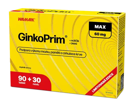 Walmark GinkoPrim MAX limitovaná edice 90 + 30 tablet NAVÍC